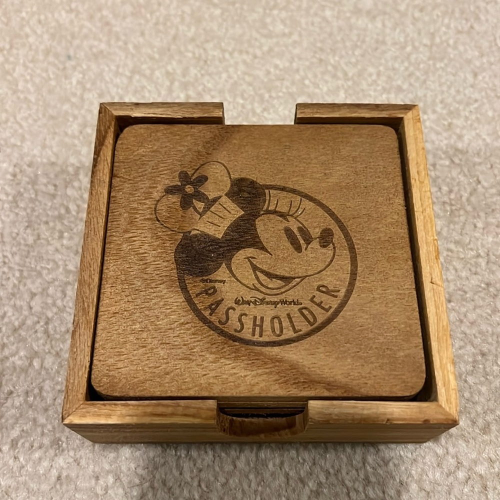 Disney passholder coasters